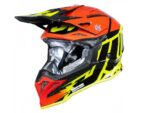 Шлем кроссовый JUST1 J39 POSEIDON (черный/Hi-Vis желтый/ красный матовый, M, 1560035-880-8067)