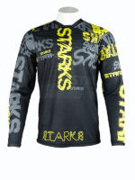 STARKS Джерси Base Cross 2.0 Черный- Лайм (S)
