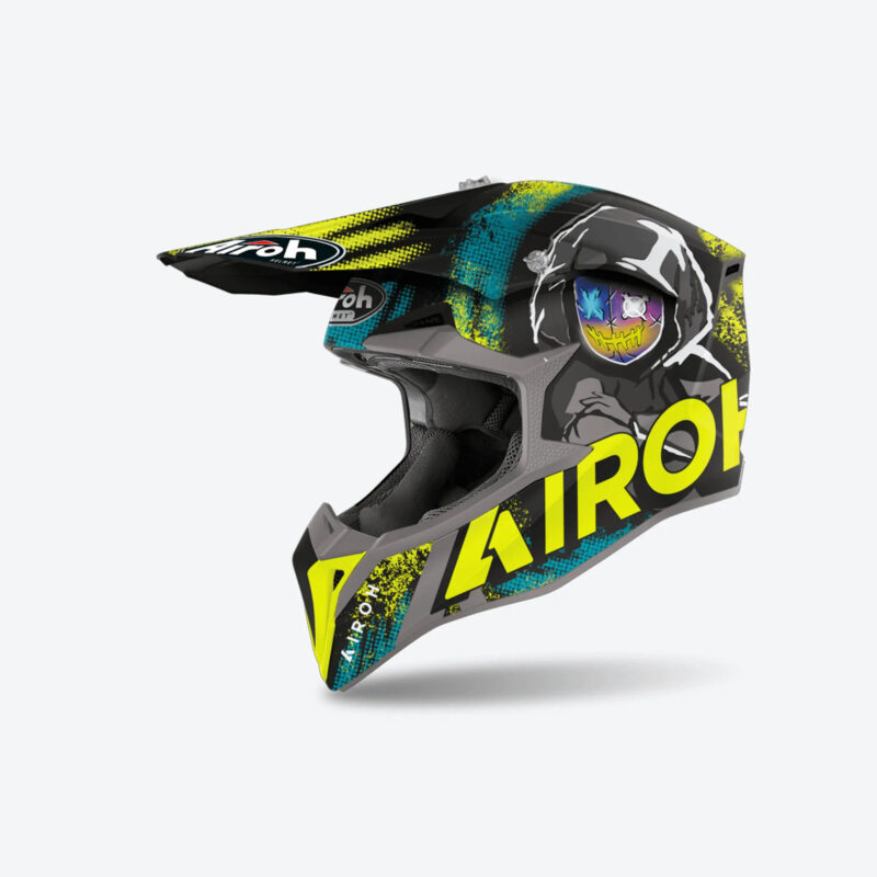 Внедорожный шлем Airoh Wraap Alien Yellow Matt L