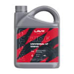 Масло моторное LAVR MOTO RIDE UNIVERSAL 4T SM 10W40 полусинтетитка (4 л)