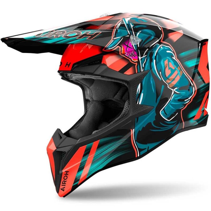 Airoh Wraaap Cyber Orange Gloss M
