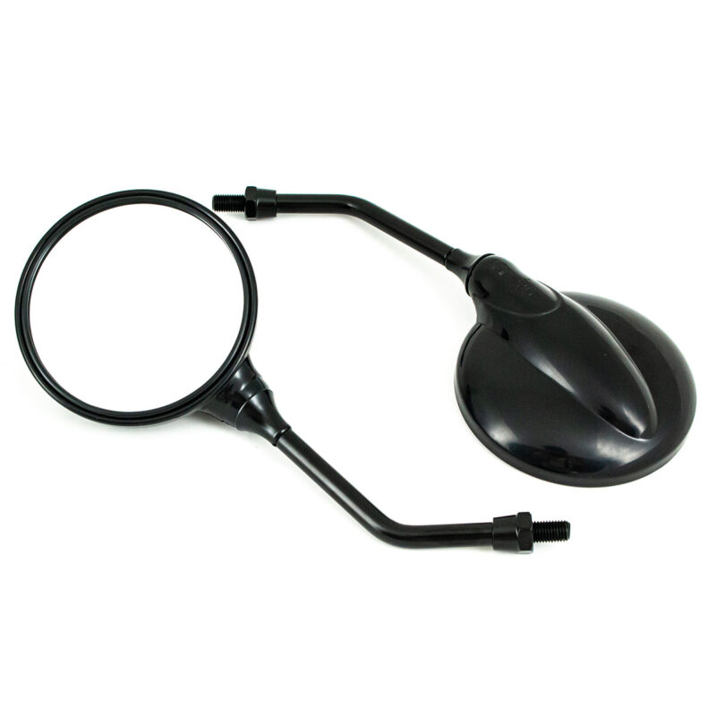 Зеркала мото (пара) SMP-022 прав. резьба M10 SM-PARTS (черный, 020225-573-5154)