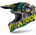 Мотошлем AIROH WRAAP ALIEN (YELLOW MATT Кросс-Эндуро термопластик S)