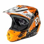 EF56 Шлем Base MX Оранжевый/Черный глянец ABC (S)