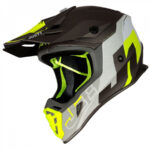 Шлем кроссовый JUST1 J38 Korner (Hi-Vis желтый/титановый матовый, XL, 1560035-880-9719)