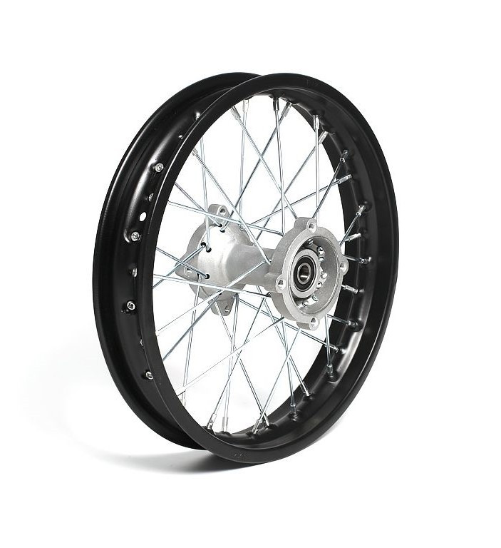 Обод задний 14" (1,85-R14 d=15mm) сталь/черный
