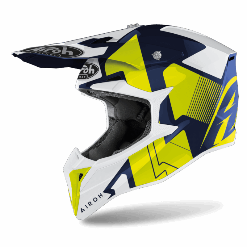 Airoh Wraap Raze Blue Gloss L