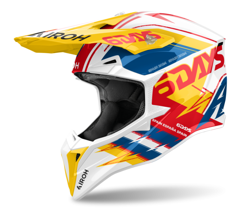 Внедорожный шлем Airoh Wraaap 6Days Spain 2024 Gloss L