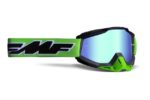 Маска кросс FMF Powerbomb Rocket Lime - Mirror Blue Lens