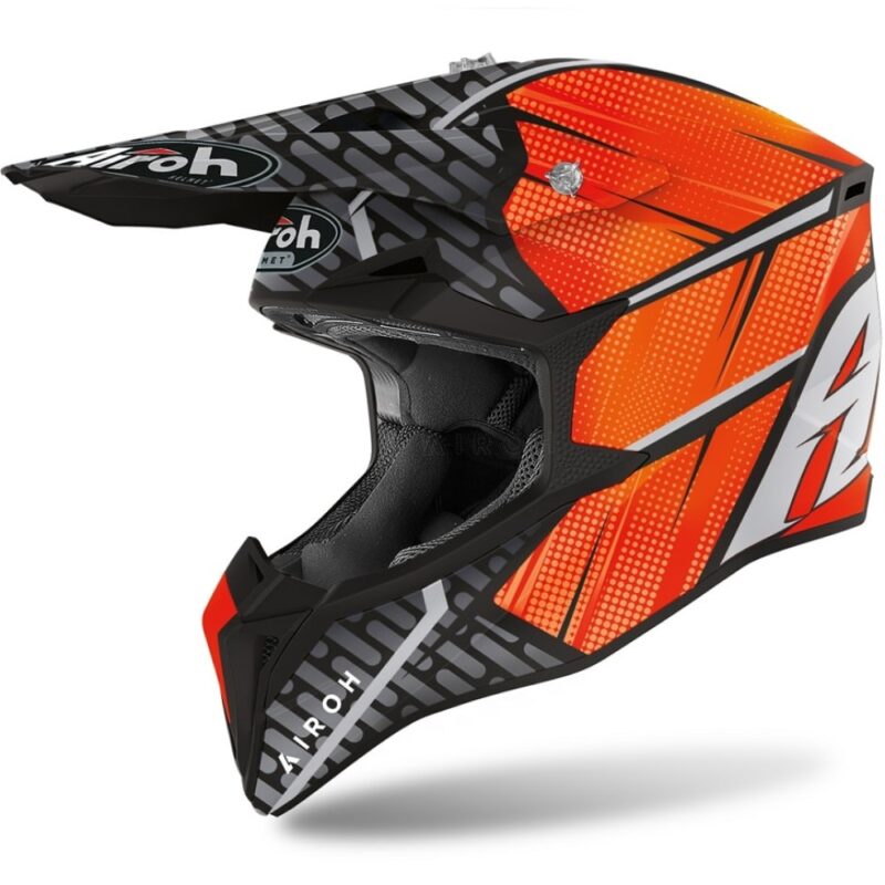 Внедорожный шлем Airoh Wraap Idol Orange Matt XS