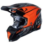 Шлем кроссовый JUST1 J40 SHOOTER (Hi-Vis оранжевый, M, 1560035-880-6846)