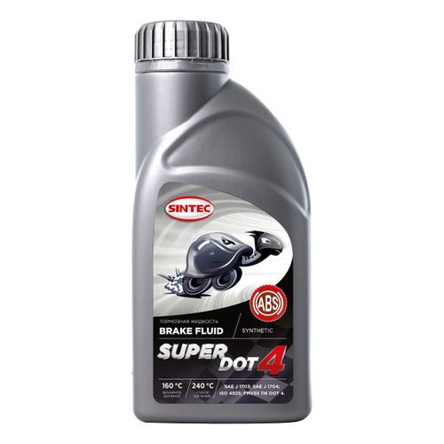 Sintec Тормозная жидкость SUPER DOT-4 455 г