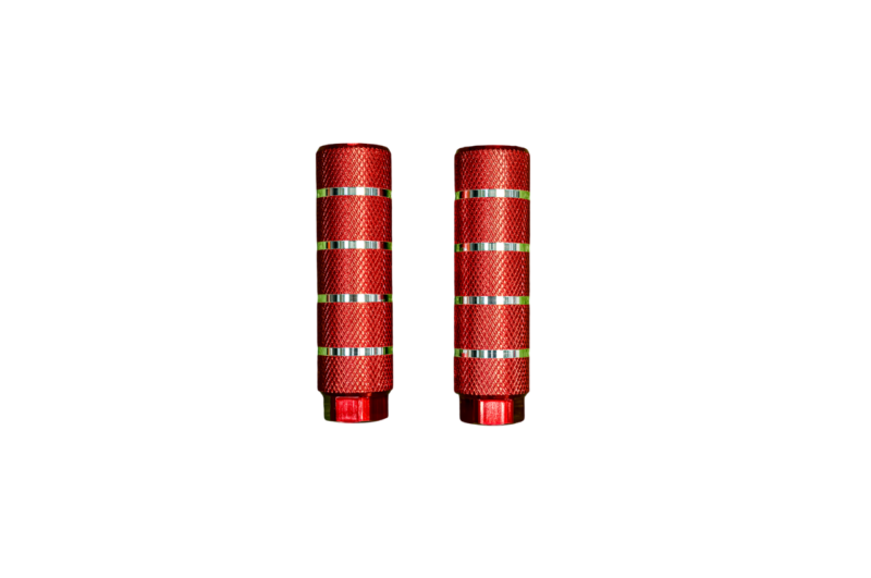 Пеги для станта алюминиевые Красные L=100 / D=28 / M10