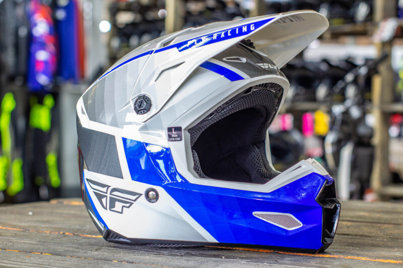 FLY RACING KINETIC Drift бело/синий