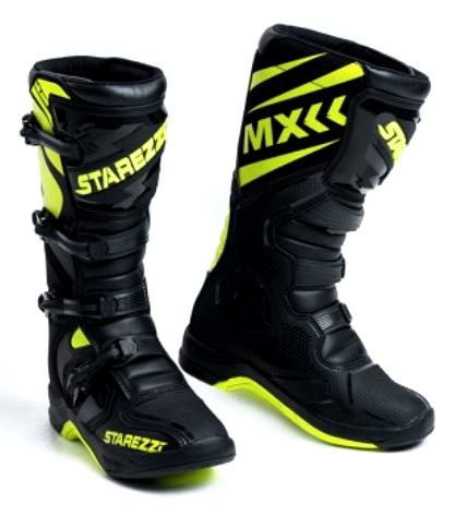 Мотозащита STAREZZI MILANO, BLACK/FLUO YELLOW, 44