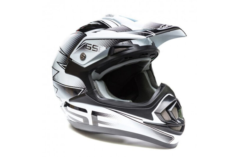Шлем  XP-14 B WHITE GLOSSY/GRAPHIC BLACK M
