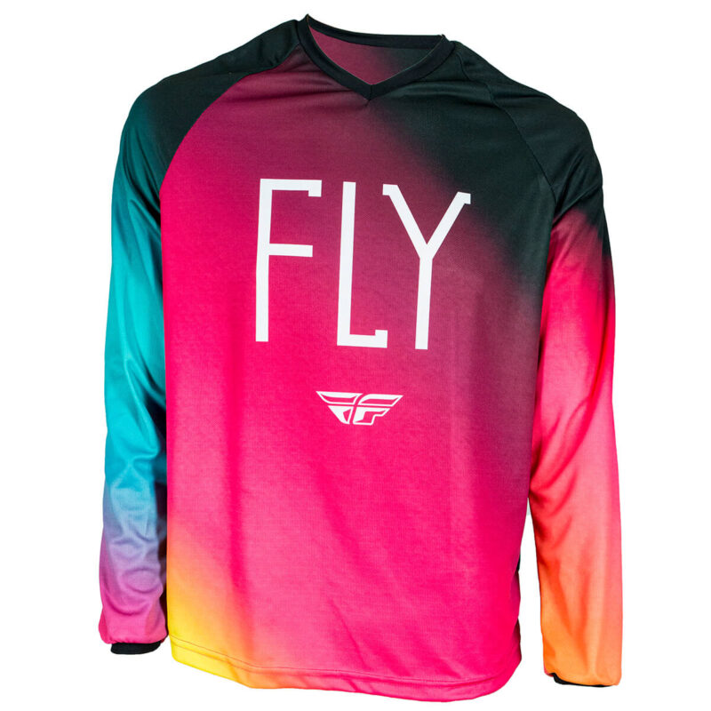 Джерси FLY RACING KINETIC REFRESH (розовый/черный/синий/желтый, S, 6430126-929-7506)