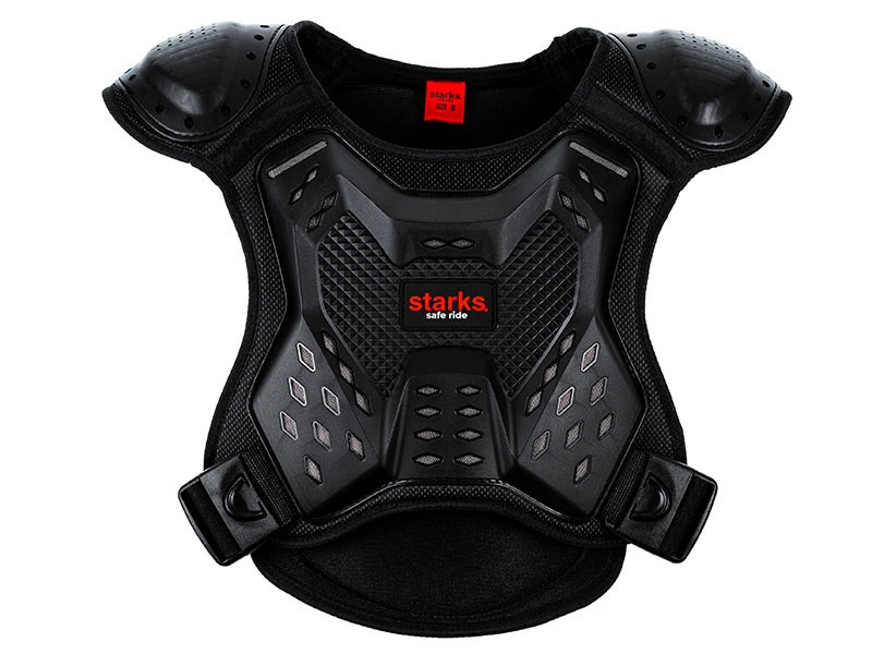 STARKS Vest Armor Kids V2 Моточерепаха (Чёрный) (S)