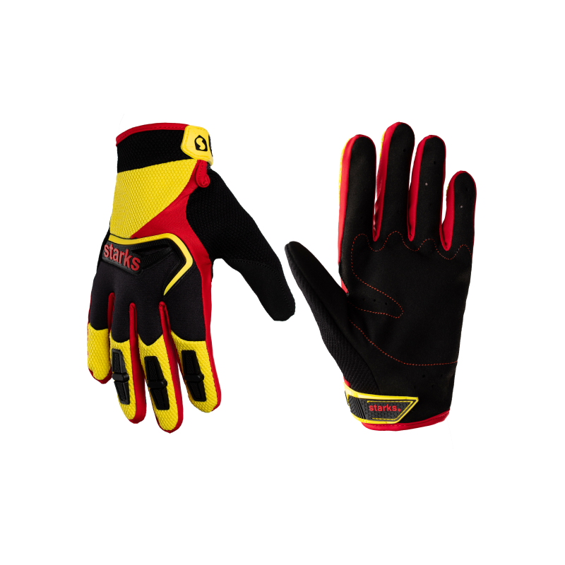 STARKS Перчатки для кросса Phoenix Kids Красный/Желтый (L)