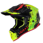Шлем кроссовый JUST1 J38 Mask (Hi-Vis желтый/красный/черный, XL, 020035-941-7317)