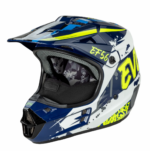 Шлем Base MX Синий/Белый/Hi-Viz глянец ABC (M)