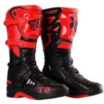 Мотоботы TIGER T2 ЧЕРНЫЙ/КРАСНЫЙ 41