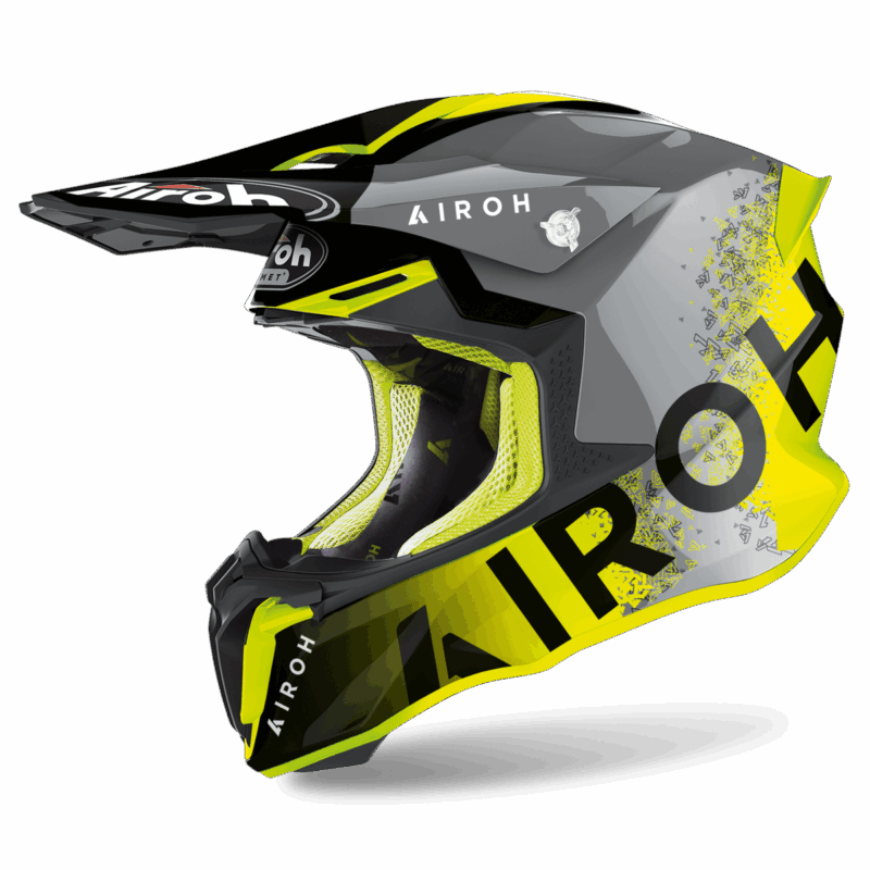 Внедорожный шлем Airoh Twist 2.0 Bit Yellow Gloss L