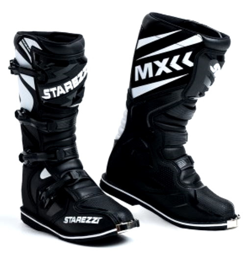 Мотозащита STAREZZI ROMA, BLACK/WHITE, 45