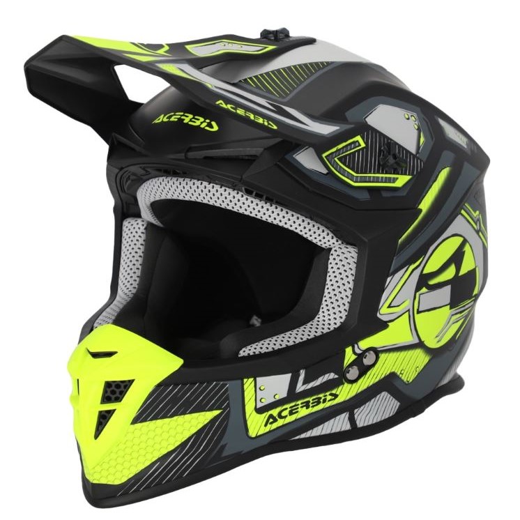 Шлем Acerbis LINEAR 22-06 Black/Fluo-Yellow, L
