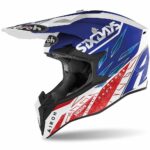 Внедорожный шлем Airoh Wraap Six Days 2022 France Gloss L