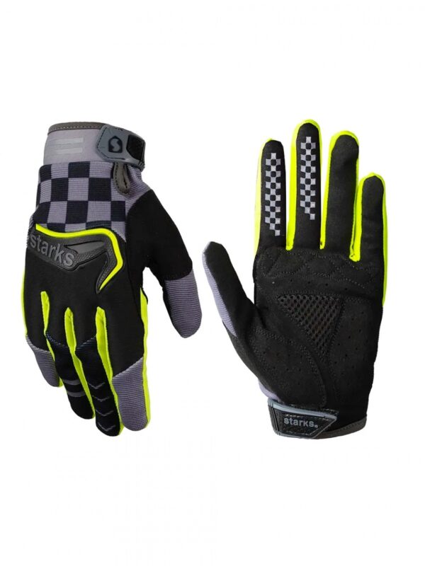 STARKS Перчатки для кросса Phoenix V3 Черный/Серый/Hi-Viz (L)