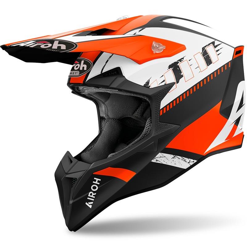 Внедорожный шлем Airoh Wraaap Feel Orange Matt M