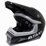 Шлем кроссовый ATAKI SC-18 SOLID, черн мат, XXL