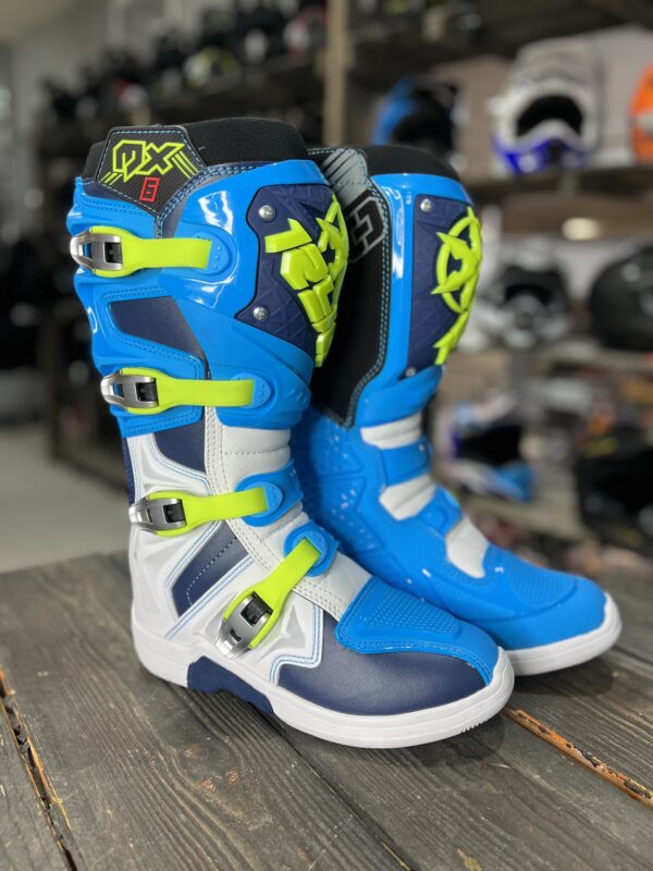 Мотозащита RYO Racing MX6 Enduro голубой/белый 41
