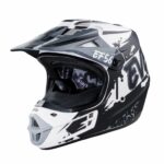 EF56 Шлем Base MX Черный/Белый матовый ABC (XL)