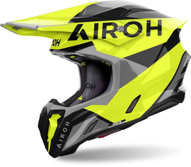 Внедорожный шлем Airoh Twist 3 King Yellow Gloss L