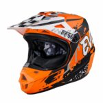 EF56 Шлем Base MX Оранжевый/Черный матовый ABS (M)